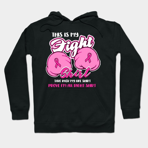this is my fight breast cancer shirt Hoodie by TeesCircle